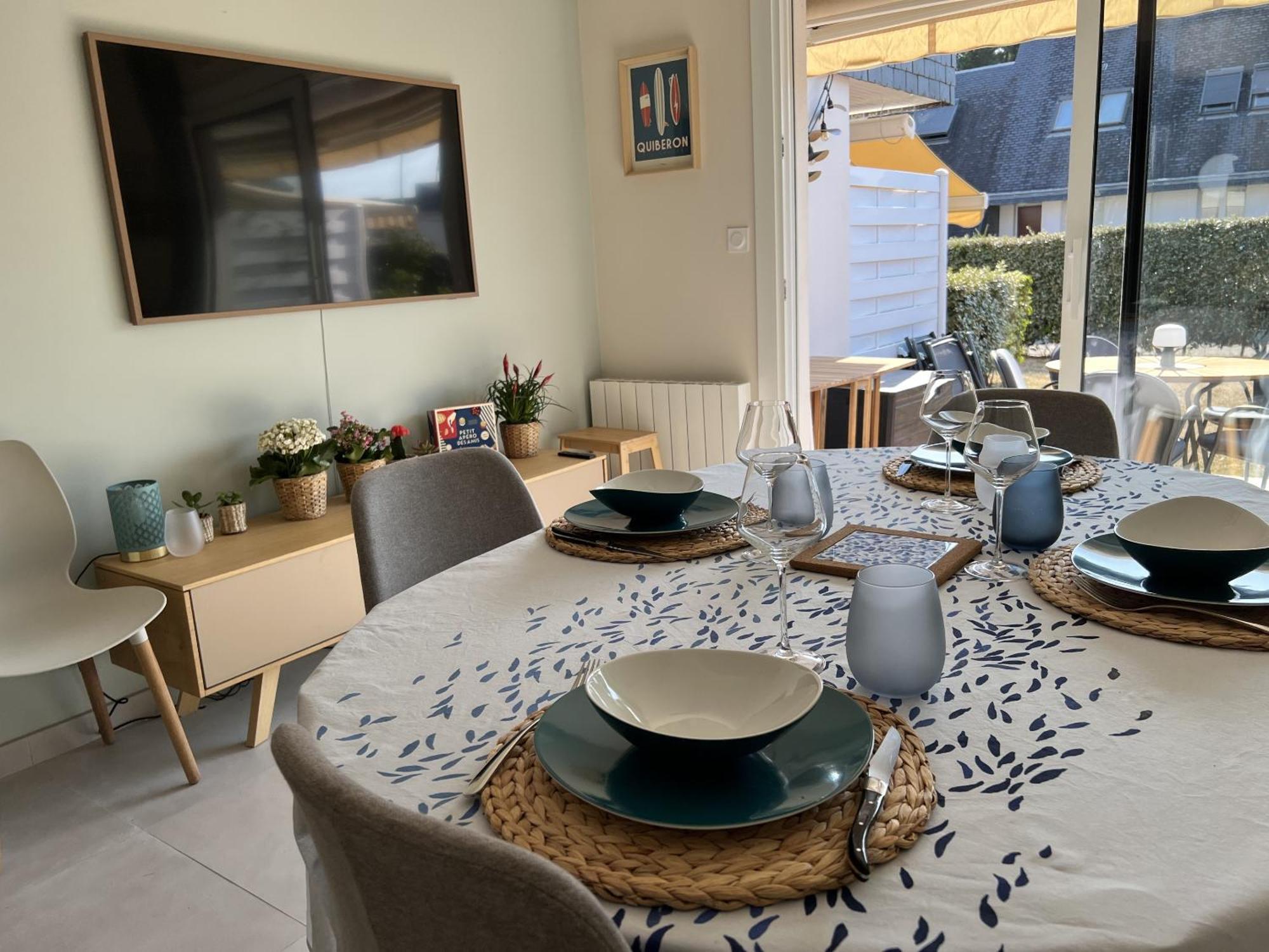 Triplex A 200M De La Plage - O Delices Marins 卡纳克 外观 照片